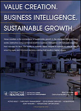 Distinctive Living Tall Sponsorship Banner